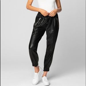 BLANKNYC Running Wild Pant Black Vegan Leather 30